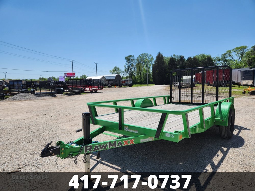 2025 RawMaxx 77x12 Single Axle Utility Trailer UT6242