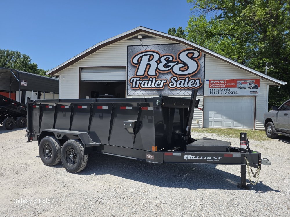 2026 Hilcrest 83x14 14K Dump Trailer w/ 40" Sides 2-7000lb Axles