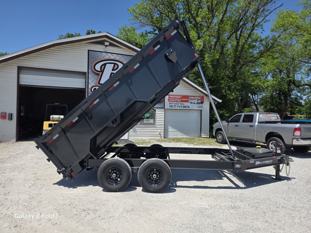 2026 Hilcrest 83x14 14K Dump Trailer w/ 40" Sides 2-7000lb Axles