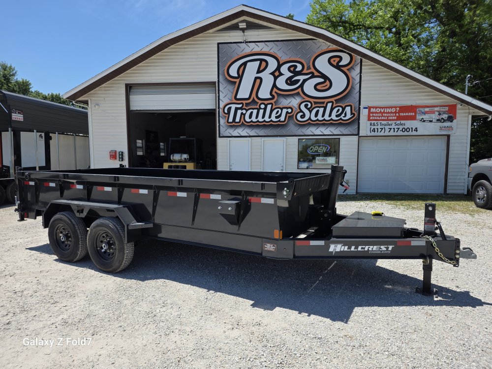 2026 Hilcrest 83x16 14K Dump Trailer w/ 24" Sides 2-7000lb Axles