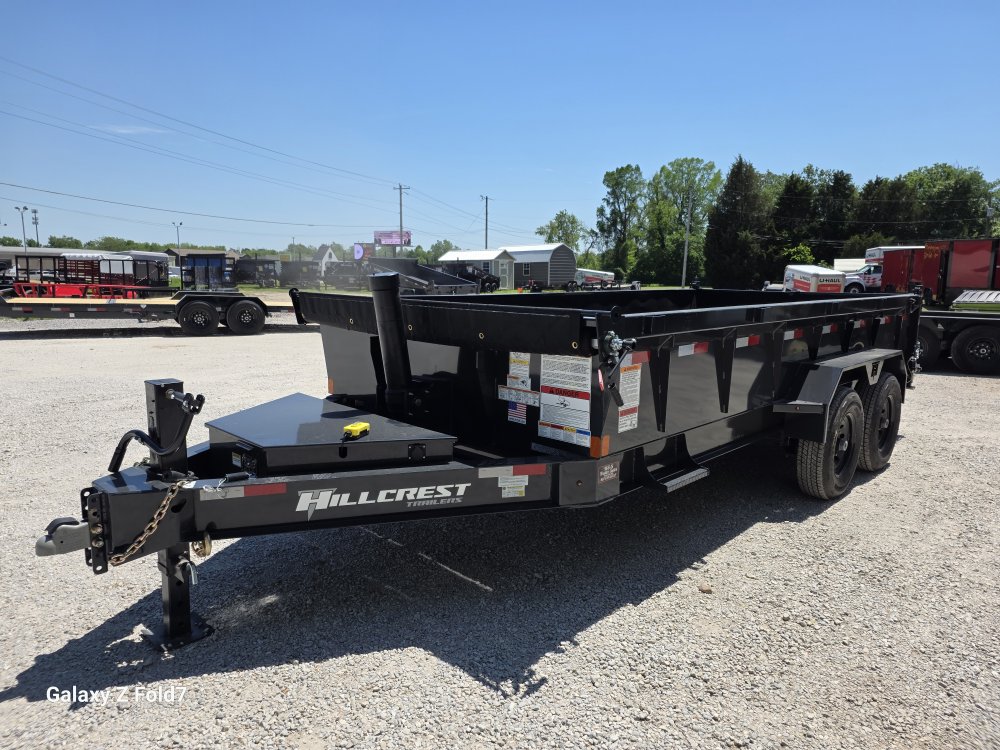 2026 Hilcrest 83x16 14K Dump Trailer w/ 24" Sides 2-7000lb Axles