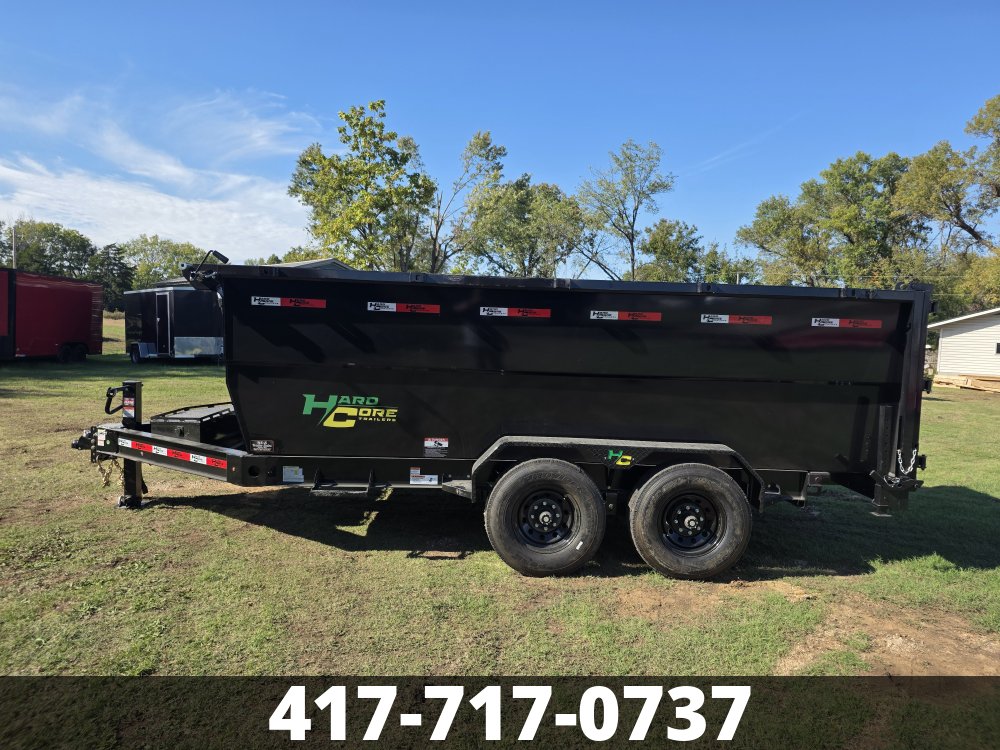 2027 HARDCORE 7x14 TALL SIDED DUMP TRAILER DT895
