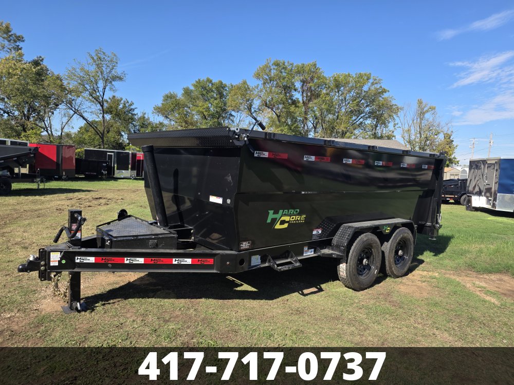 2027 HARDCORE 7x14 TALL SIDED DUMP TRAILER DT895