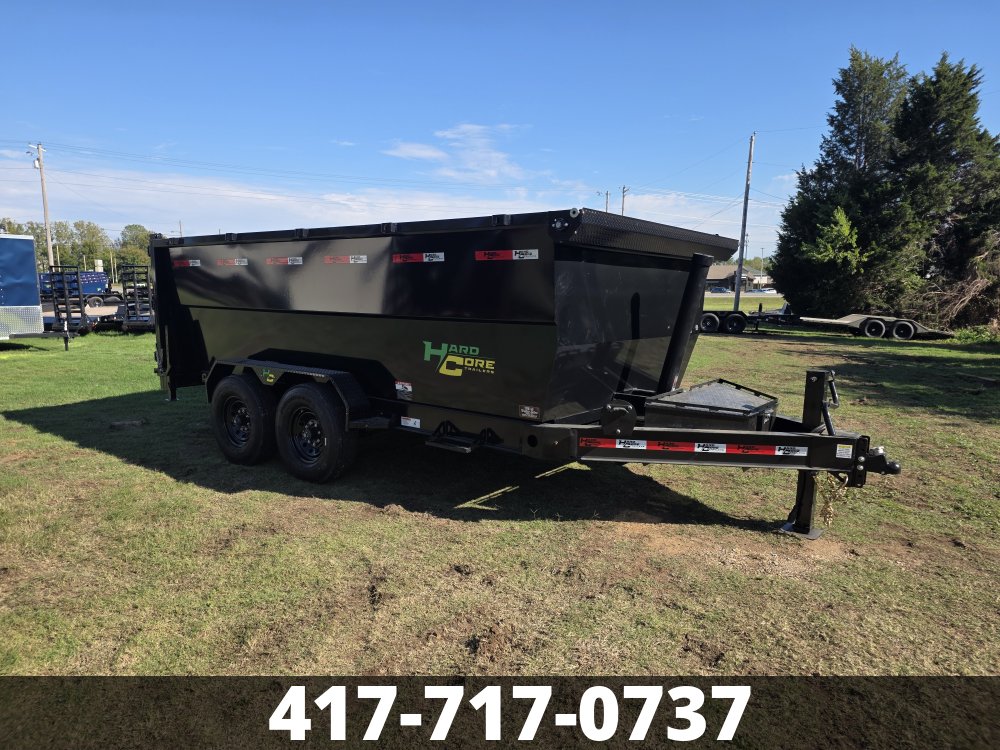2027 HARDCORE 7x14 TALL SIDED DUMP TRAILER DT895