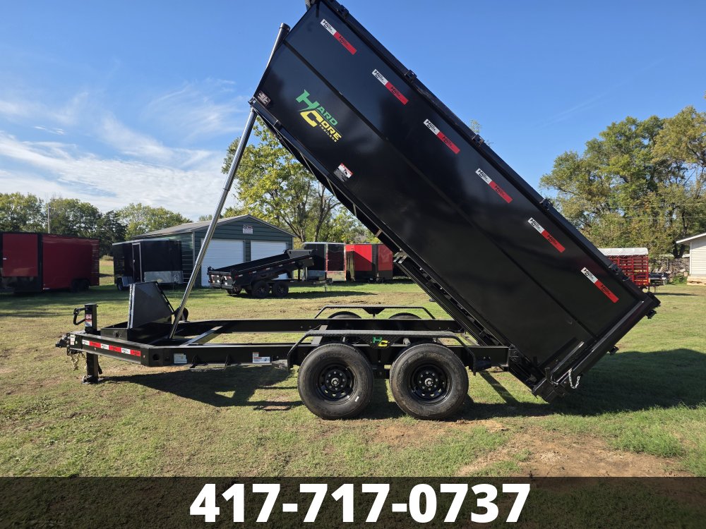 2027 HARDCORE 7x14 TALL SIDED DUMP TRAILER DT895
