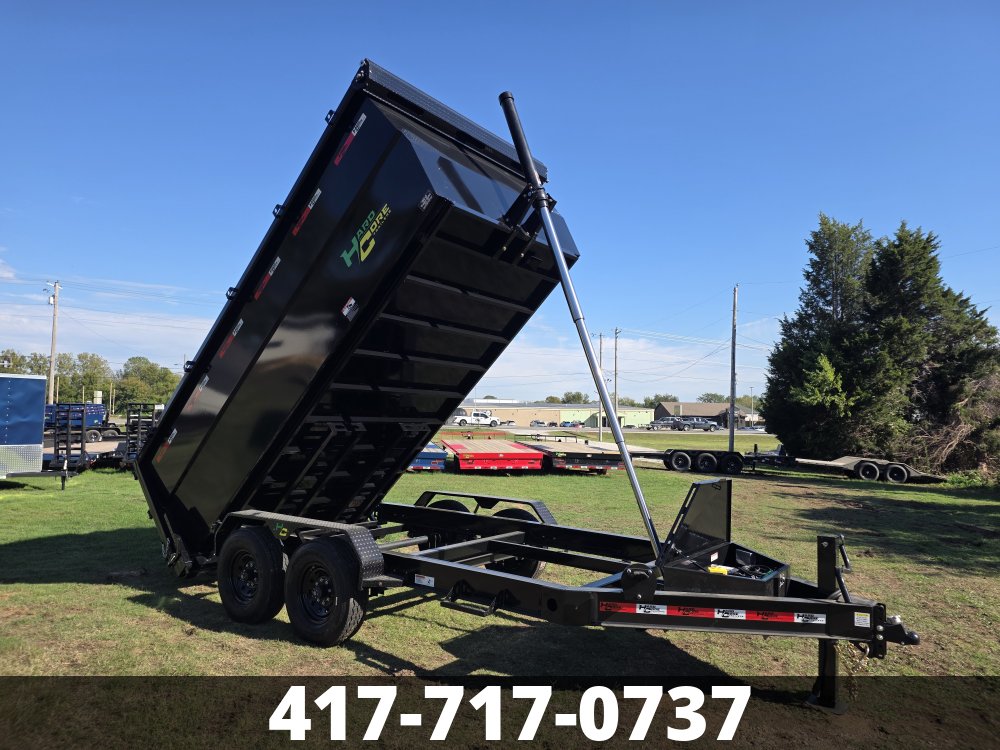 2027 HARDCORE 7x14 TALL SIDED DUMP TRAILER DT895
