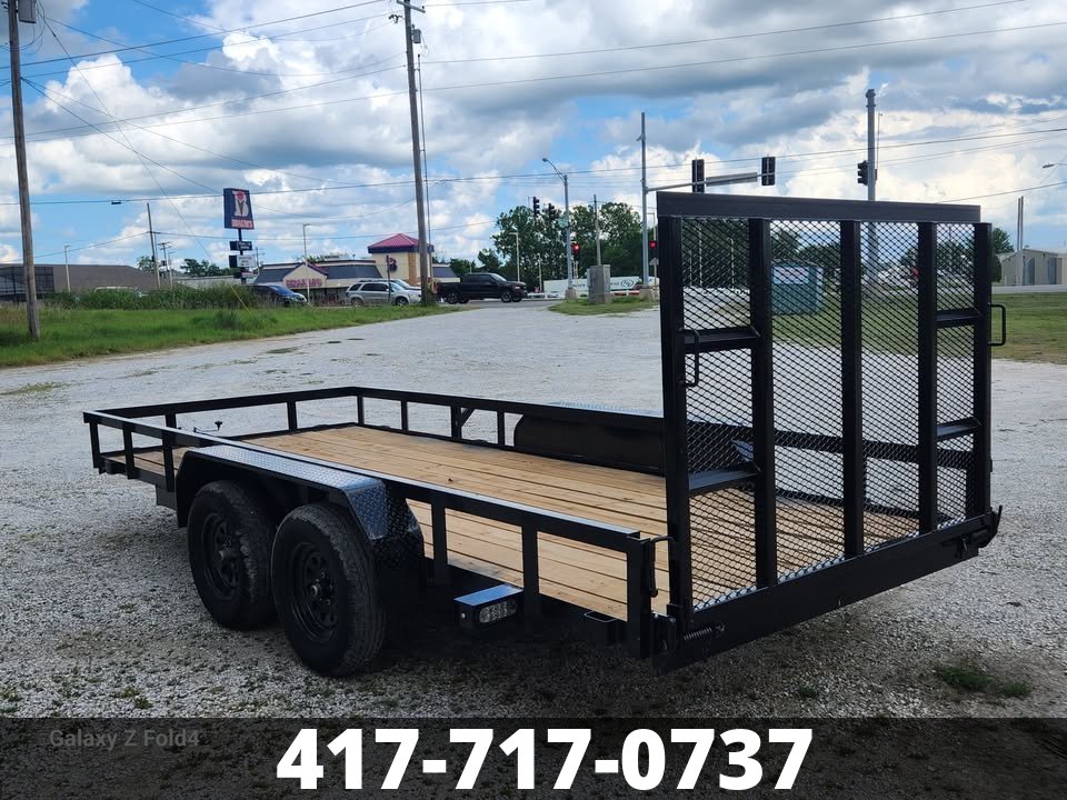2027 STAG 76x16 Utility Trailer w/ 4' Spring Assisted Gate UT0043