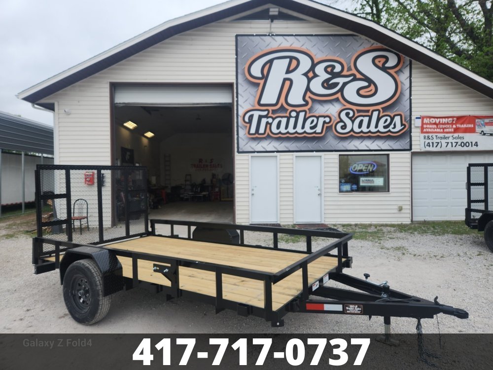 2027 Stag 76x12 Single Axle Utility Trailer UT0077