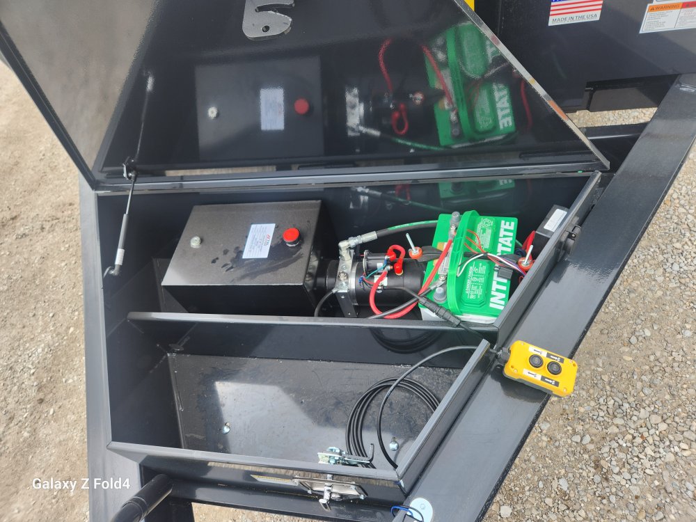 7x14 14K Hillcrest Dump Trailer w/ 24" Sides 2-7000lb Axles