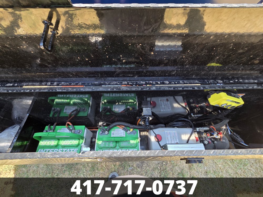 2027 7x16 HARCORE ROLL OFF GN DUMPSTER SET RO8927