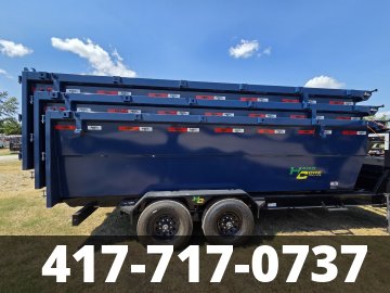 2027 7x16 HARCORE ROLL OFF GN DUMPSTER SET RO8927