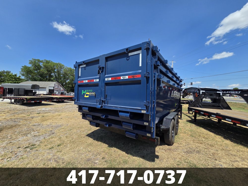 2027 7x16 HARCORE ROLL OFF GN DUMPSTER SET RO8927