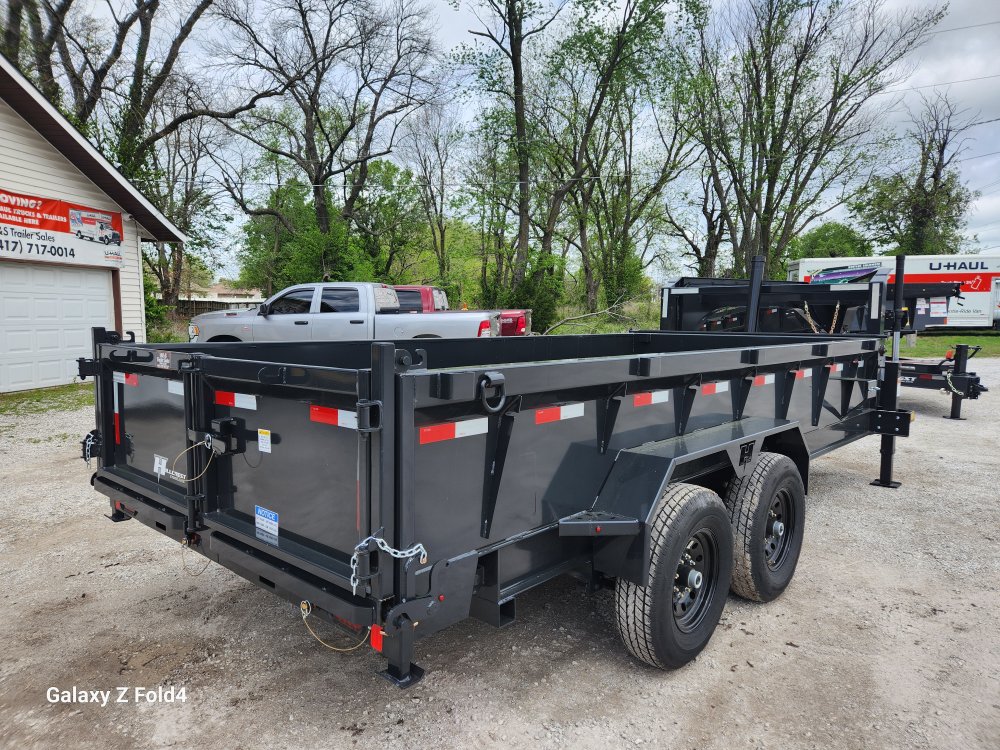 15.9K 7x16 Hillcrest Gooseneck Dump Trailer DT1182