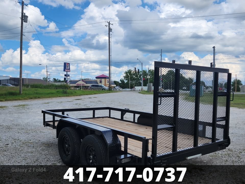 2026 STAG 76x12 Tandem Axle Trailer w/Brakes UT0198