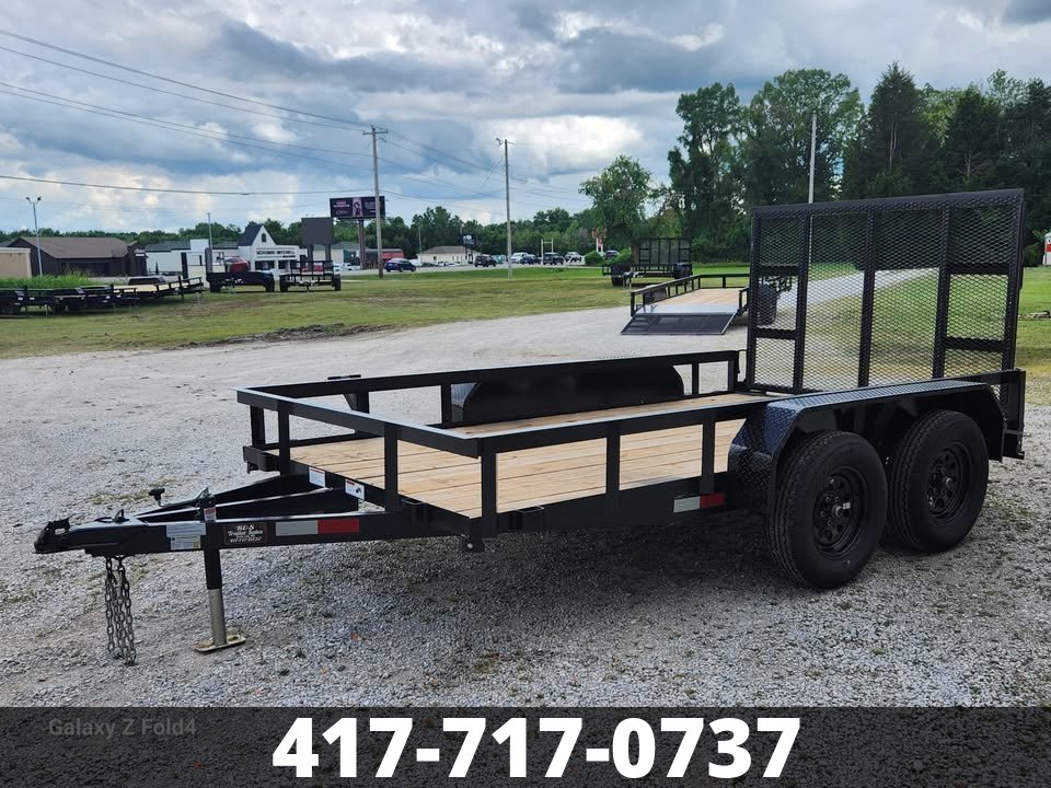 2026 STAG 76x12 Tandem Axle Trailer w/Brakes UT0198