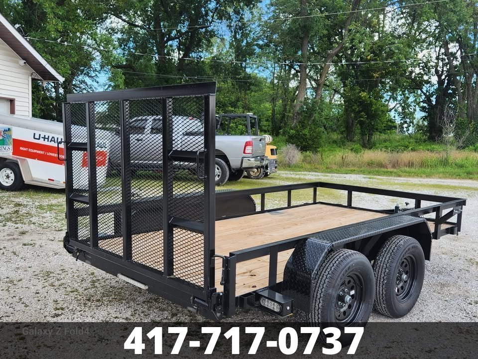 2026 STAG 76x12 Tandem Axle Trailer w/Brakes UT0198