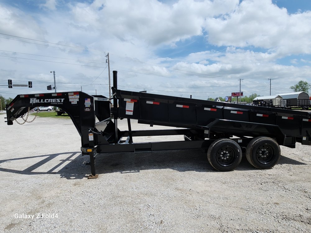 17.6K 83x16 Hillcrest Gooseneck Dump DT1181