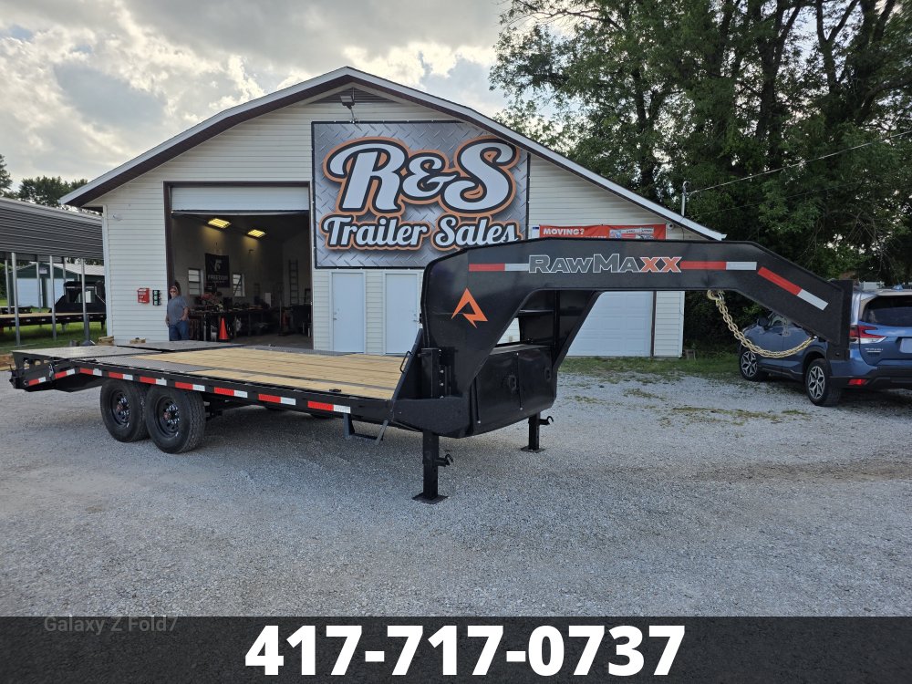 2026 Rawmaxx 16K Flatbed Deckover Trailer