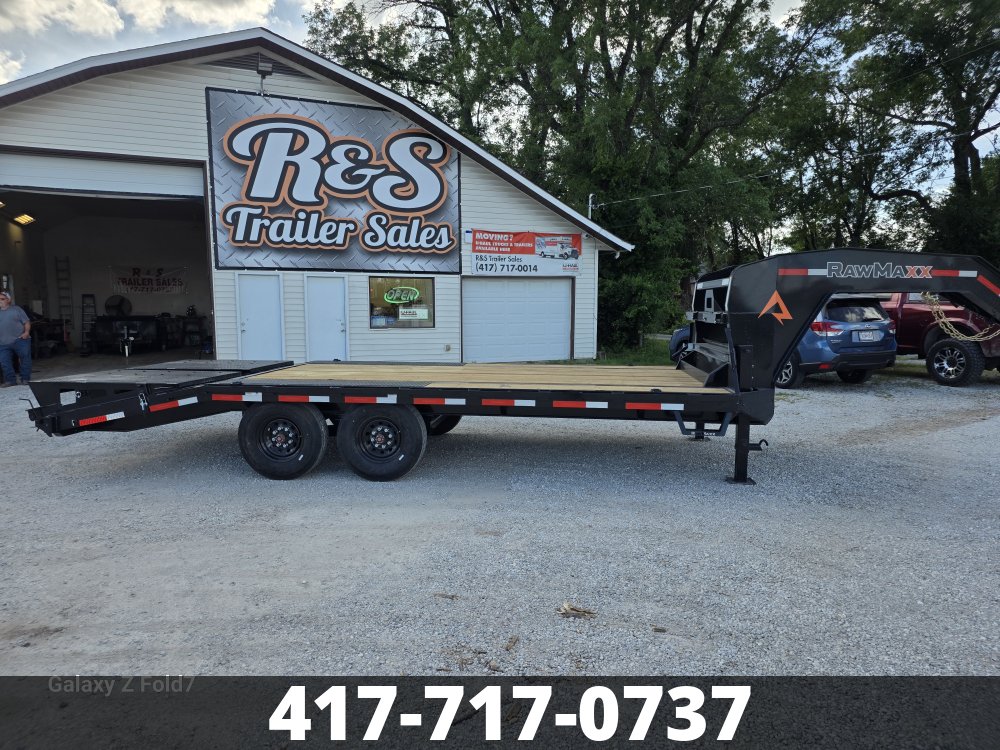 2026 Rawmaxx 16K Flatbed Deckover Trailer