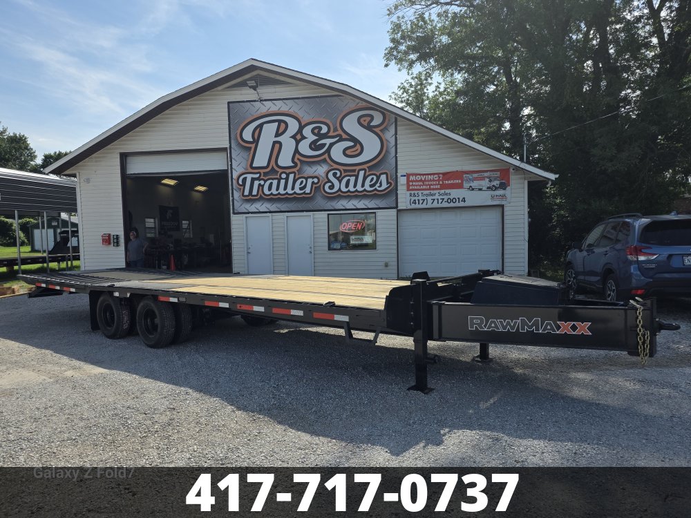 2026 Rawmaxx 102x30 Equipment Trailer w/11' Hydro Dovetail