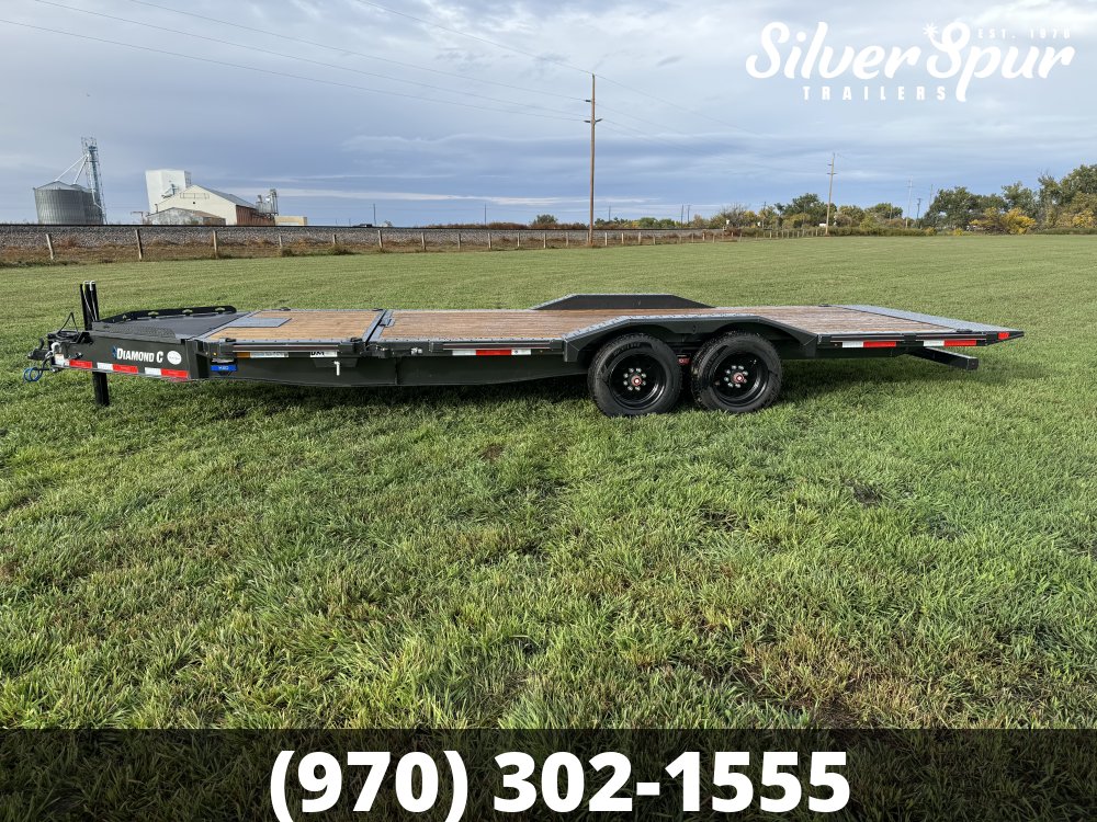 2026 Diamond C HXD208 22x102 Driveover Fender Tilt Trailer