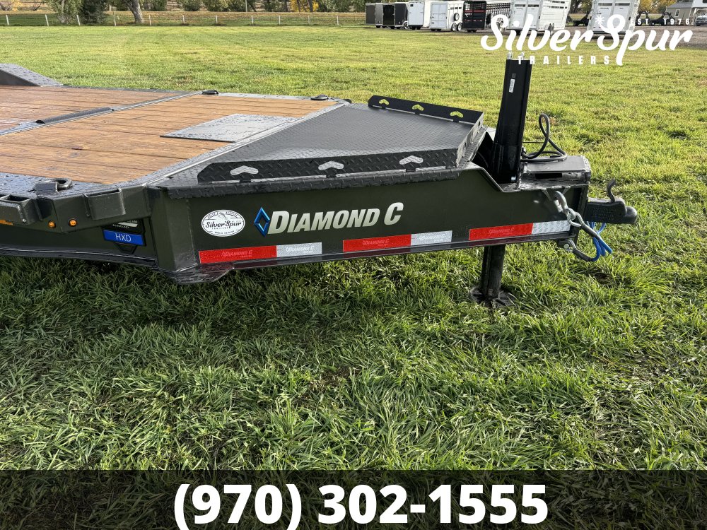 2026 Diamond C HXD208 22x102 Driveover Fender Tilt Trailer
