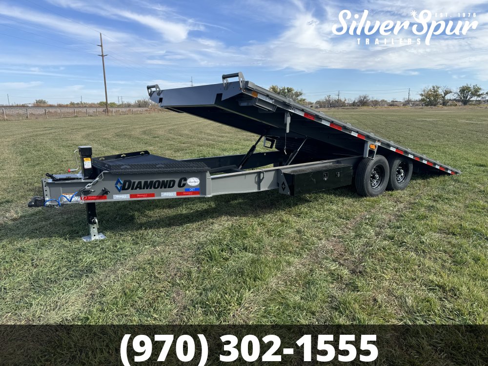2026 Diamond C DET207 22x102 Deckover Tilt Trailer