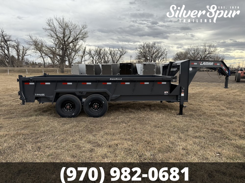 2026 Lamar 83" X 16' DT - 14K TELESCOPIC GOOSENECK DUMP