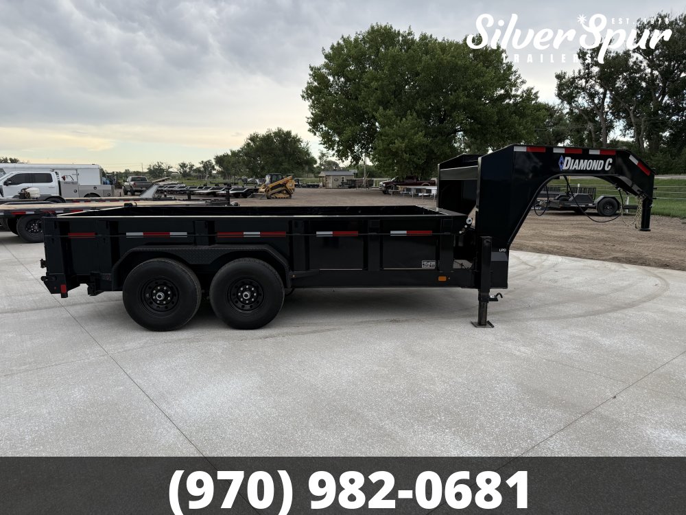 2022 Diamond C LPD207 14x82 Gooseneck Dump Trailer