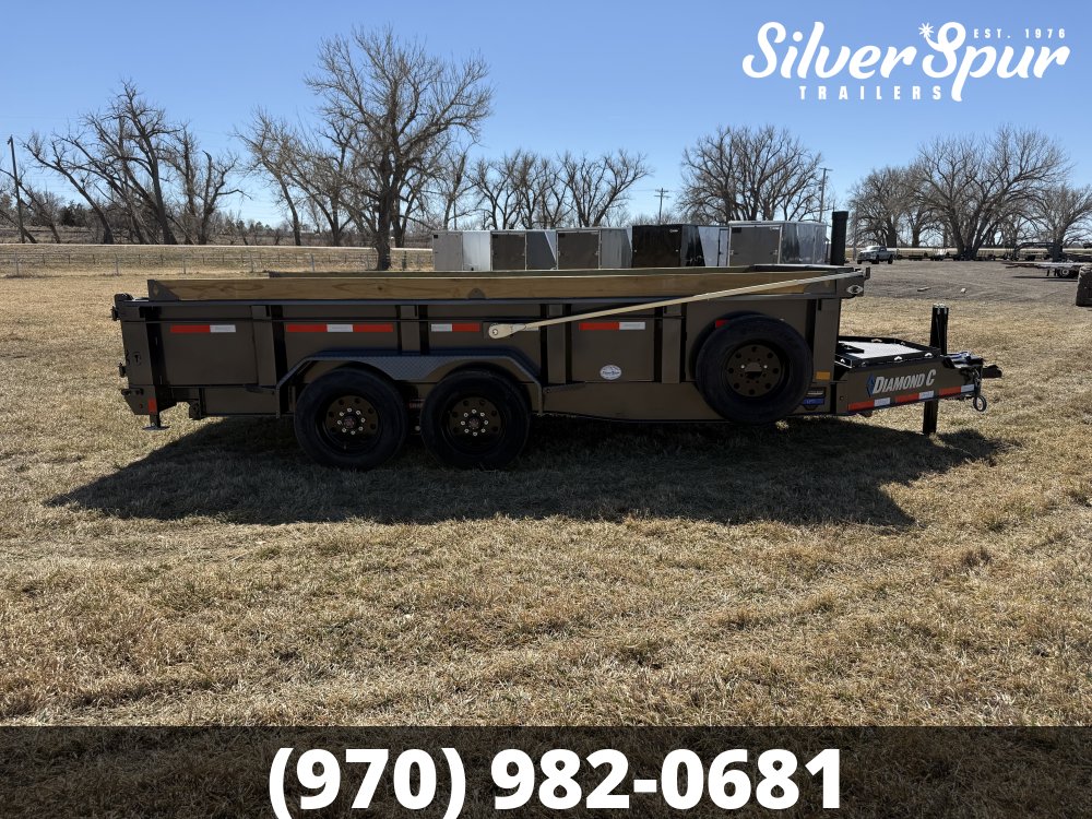 2026 Diamond C LPT208 16'x81" Dump Trailer