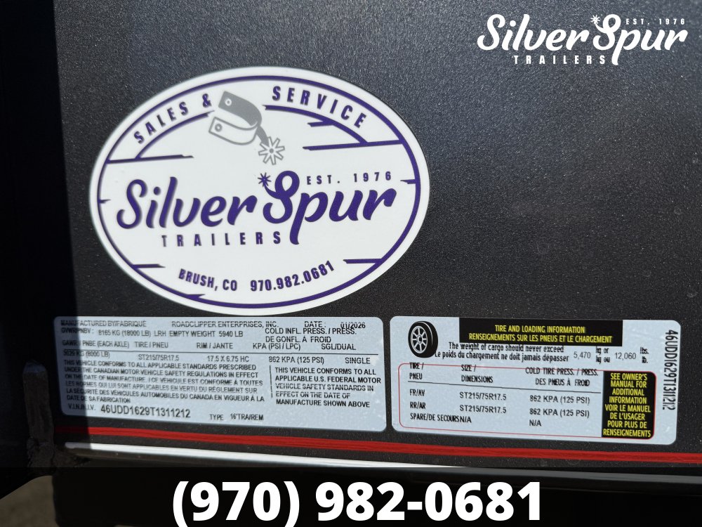 2026 Diamond C LPT208 16'x81" Dump Trailer