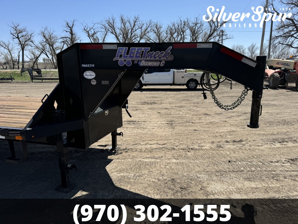 2016 Diamond C FMAX210 25x102 Max Ramp Gooseneck Trailer