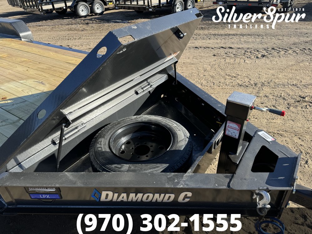 2025 Diamond C LPX208 24x80 Max Ramp Equipment Trailer