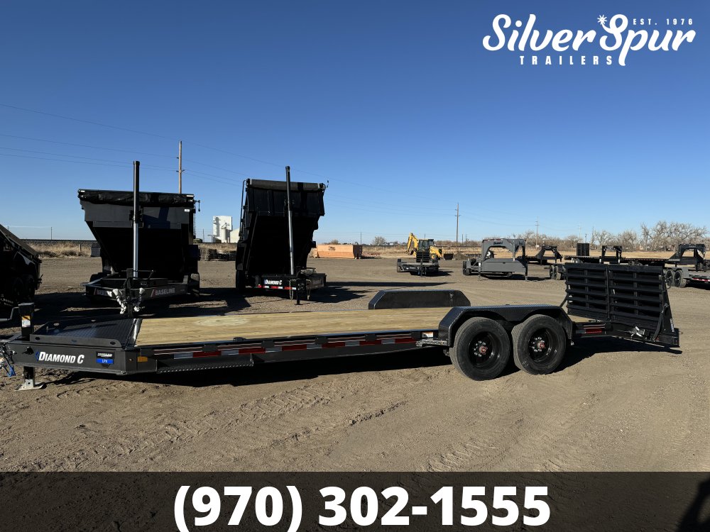 2025 Diamond C LPX208 24x80 Max Ramp Equipment Trailer