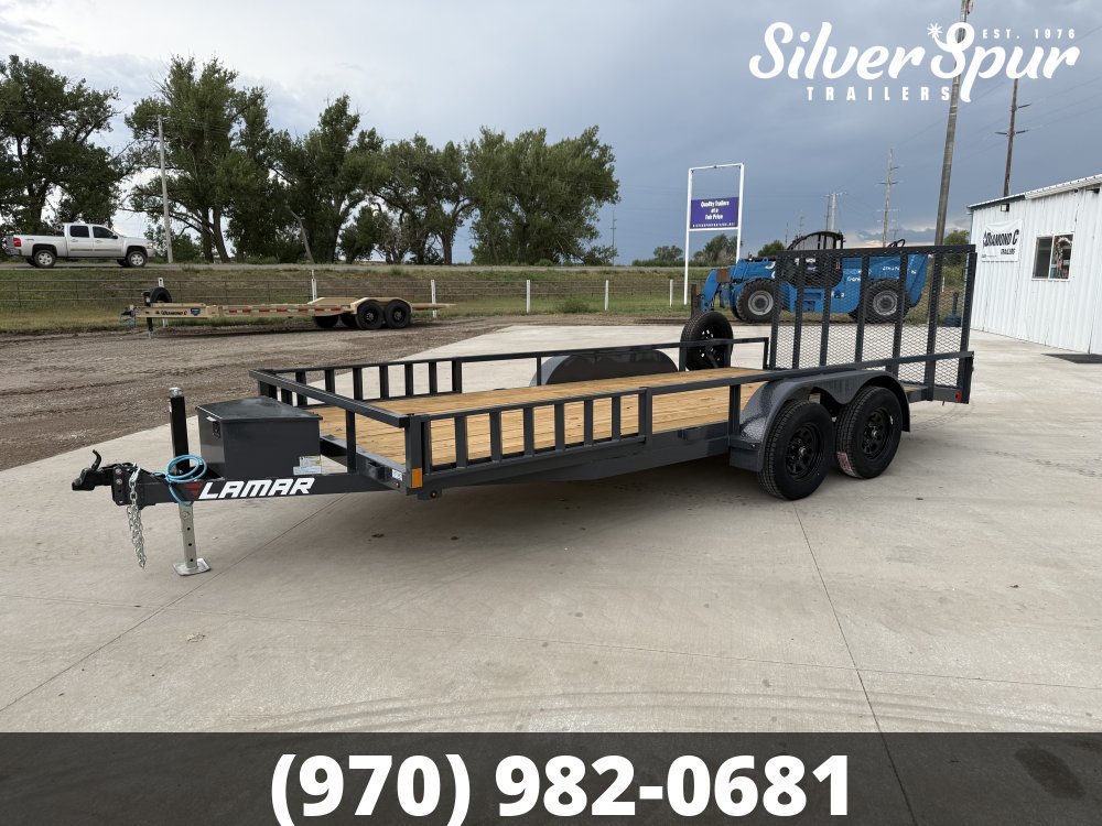 2027 Lamar 83" X 18' UC - 7K UTILITY 4" CHANNEL FRAME