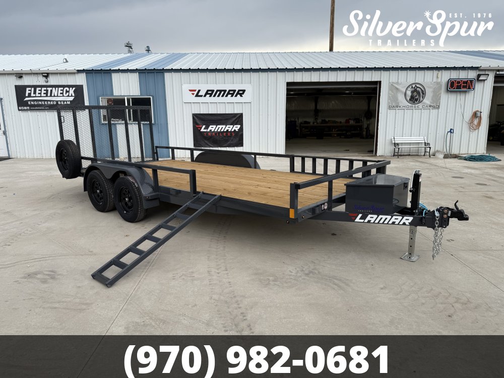 2027 Lamar 83" X 18' UC - 7K UTILITY 4" CHANNEL FRAME