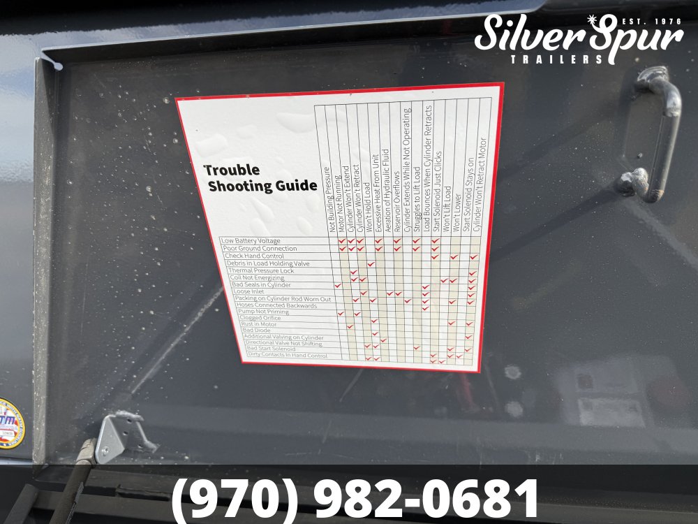 2026 Lamar 5x10 Mini Dump Trailer