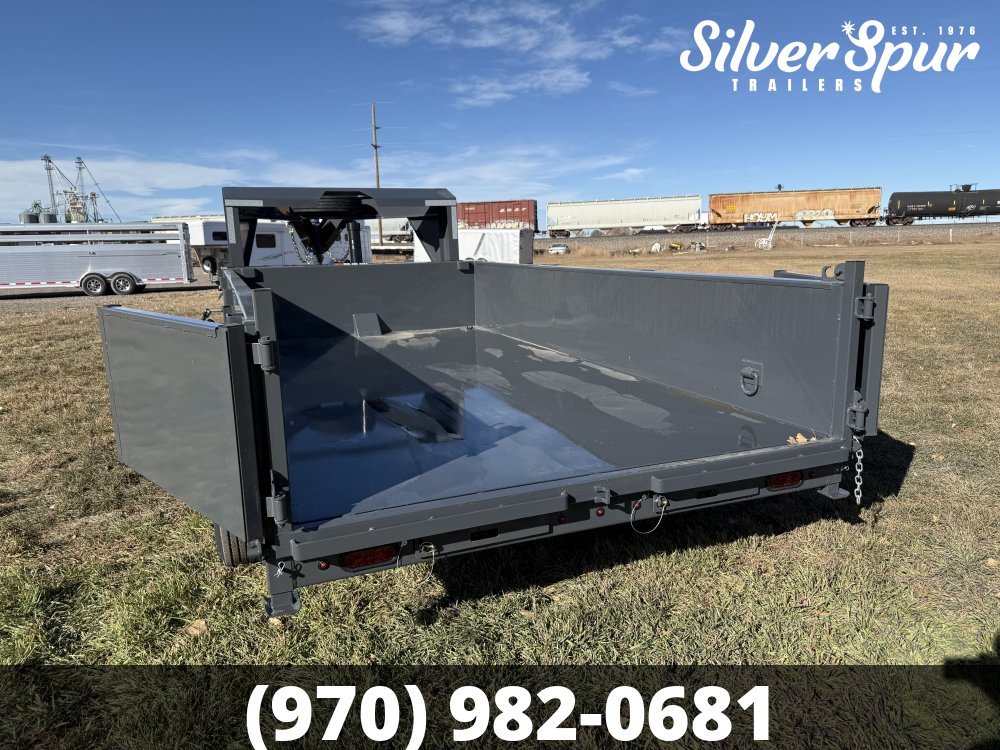 2026 Lamar 83" X 14' 16K Telescopic Gooseneck Dump Trailer