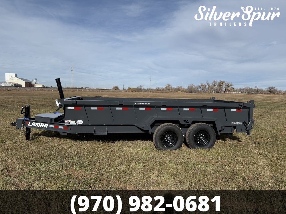 2026 Lamar 83" X 16' 14K Telescopic Dump Trailer
