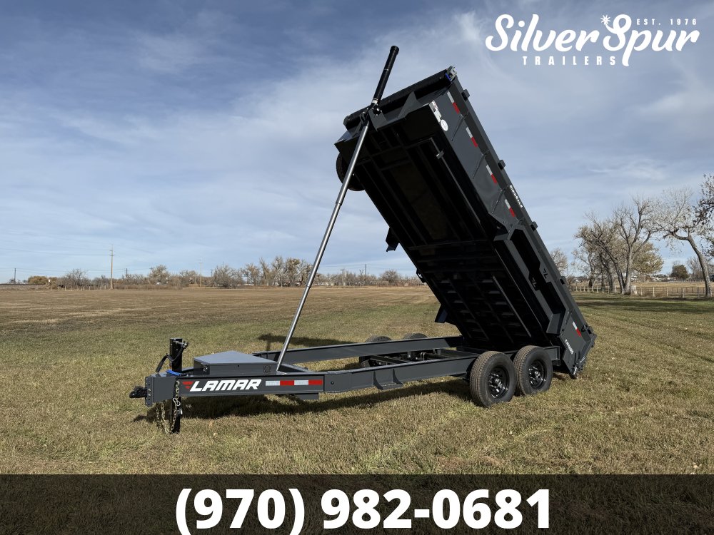 2026 Lamar 83" X 16' 14K Telescopic Dump Trailer