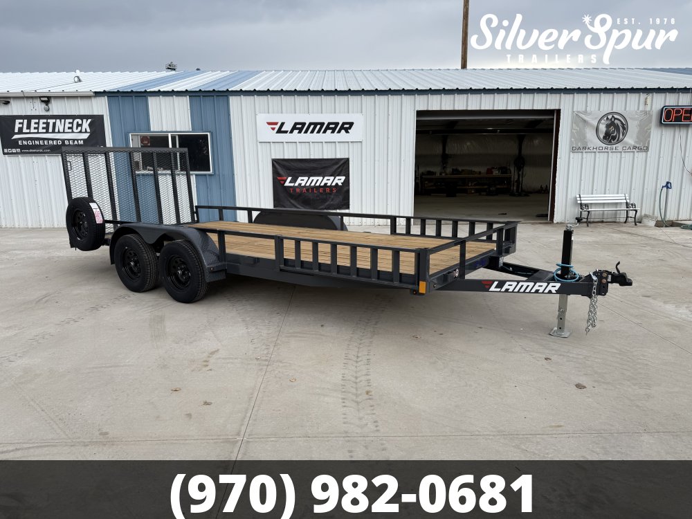 2027 Lamar 83" X 18' UC - 7K UTILITY 4" CHANNEL FRAME