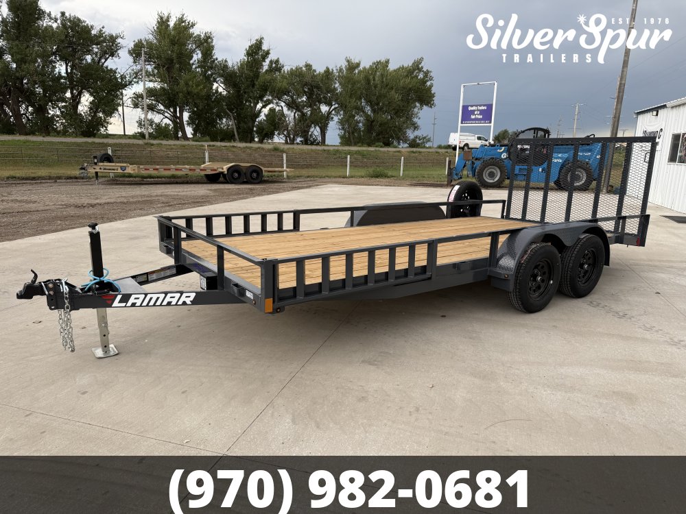 2027 Lamar 83" X 18' UC - 7K UTILITY 4" CHANNEL FRAME