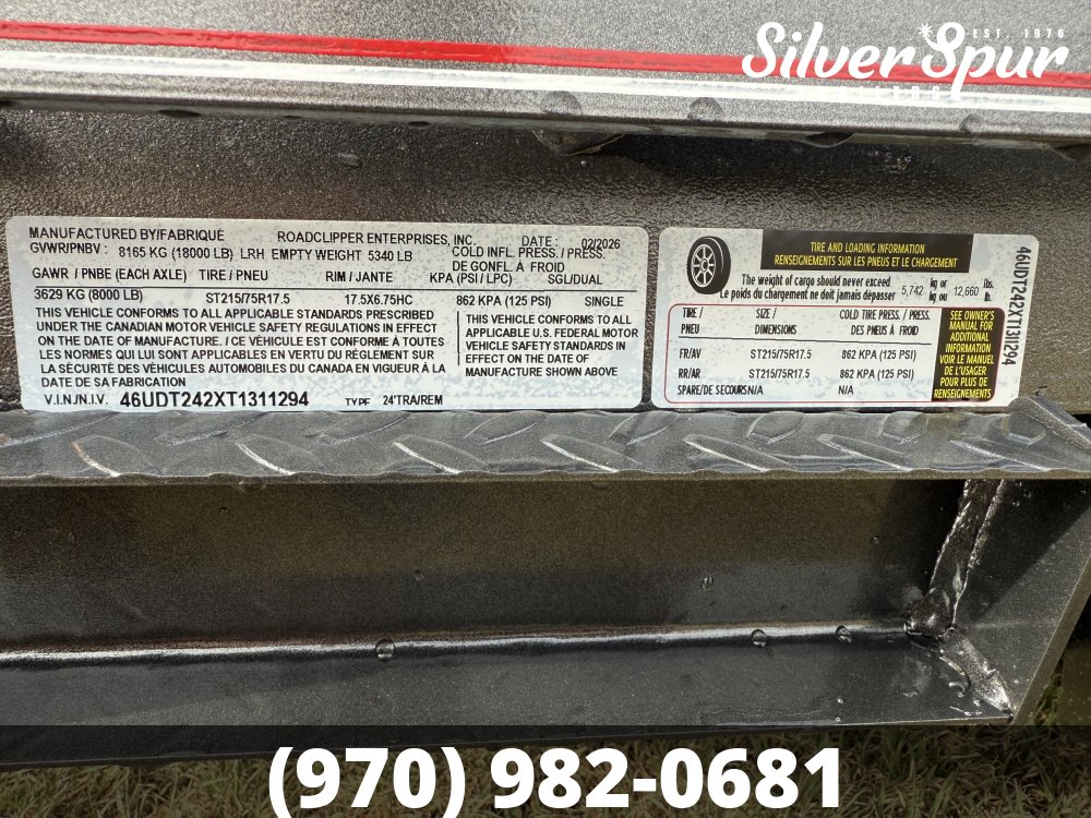 2026 Diamond C DET208 24x102 Deckover Tilt Trailer