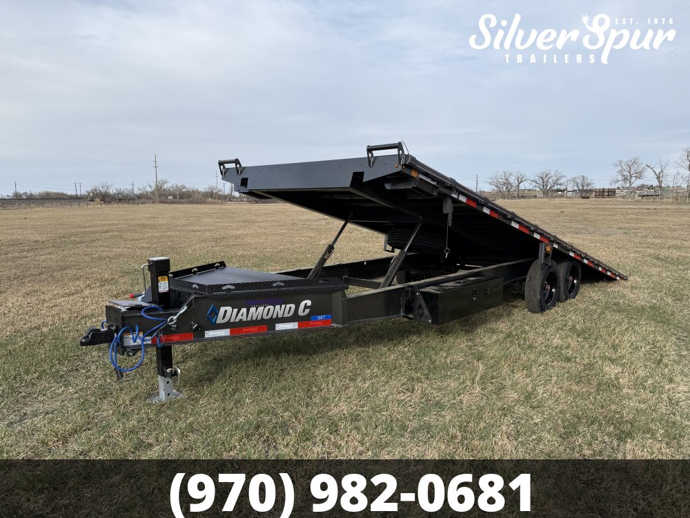 2026 Diamond C DET208 24x102 Deckover Tilt Trailer