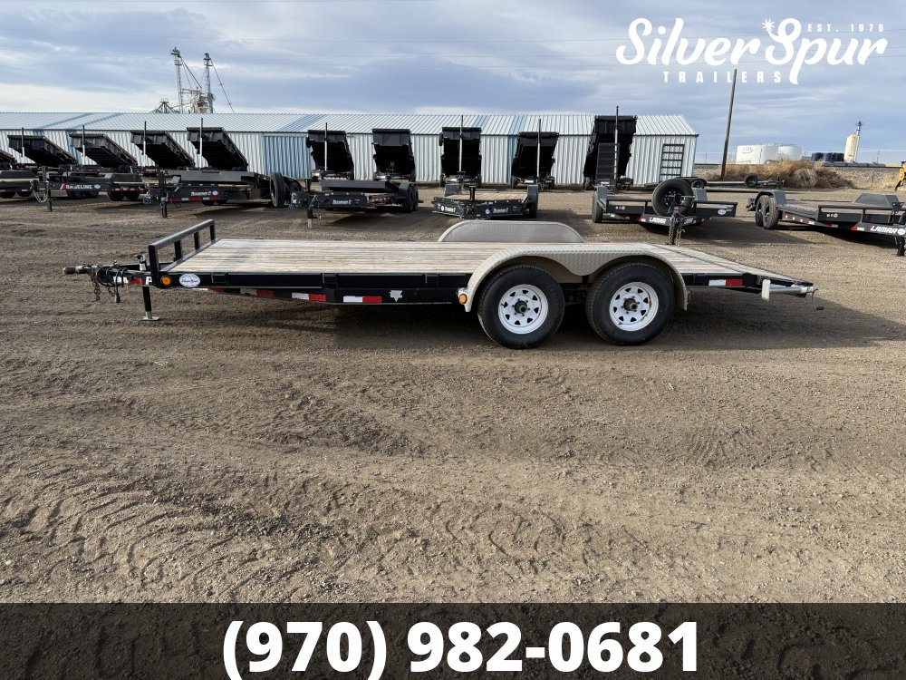 2015 PJ Trailer 18' Flatbed Car Trailer
