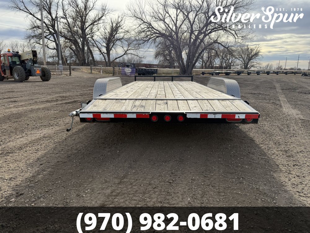 2015 PJ Trailer 18' Flatbed Car Trailer