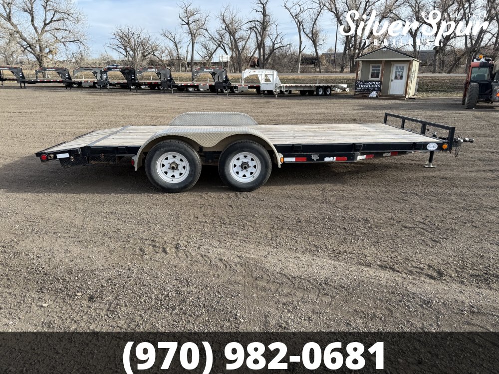 2015 PJ Trailer 18' Flatbed Car Trailer