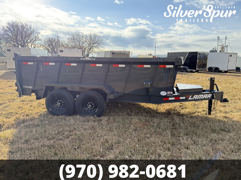 2026 Lamar 83"x14' 14k Low-Pro Dump Trailer