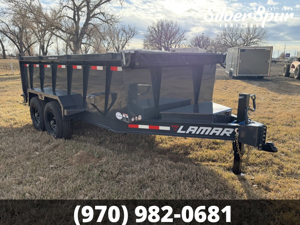 2026 Lamar 83"x14' 14k Low-Pro Dump Trailer