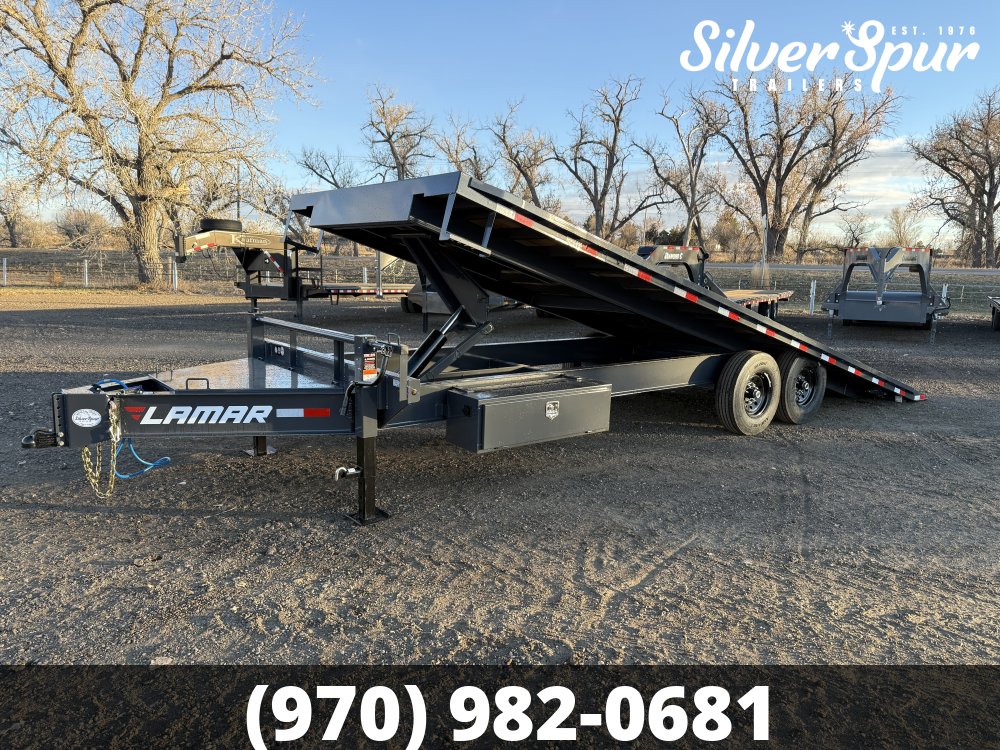 2026 Lamar 102" X 24' 14K Deck-Over Tilt Trailer